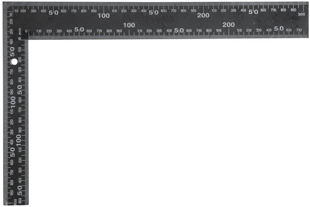 Serie Vorel - quadrato in metallo - 300x200 mm - nero - resistente