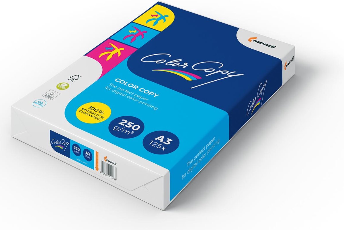Color copy papier - a3 - 250 gram - pak 125 vel
