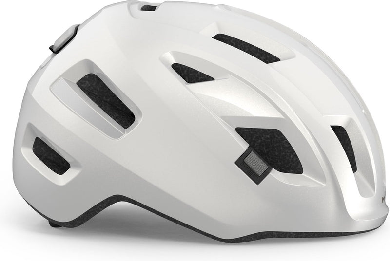 Met e-mob fietshelm mannen vrouwen - fietshelm e bike volwassenen - maat s (52-56cm) - nta8776 - white