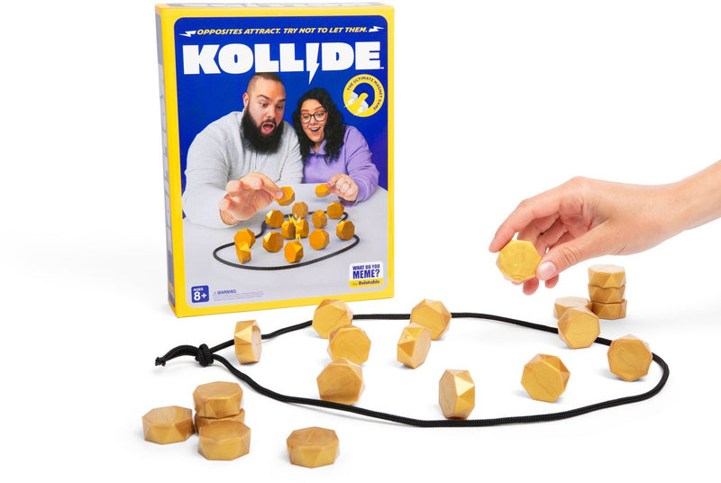 Megableu kollide - gioco di strategia magnetico - da 8 anni - 1-4 giocatori - tattica di abilità