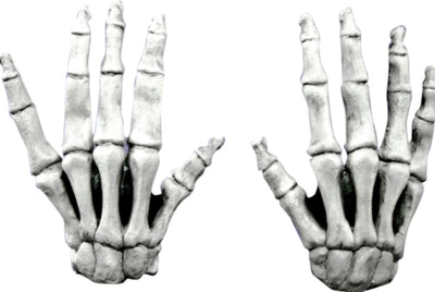 Ghoulish Productions guantes cortos de esqueleto para adultos Halloween - atributo de disfraz - talla única