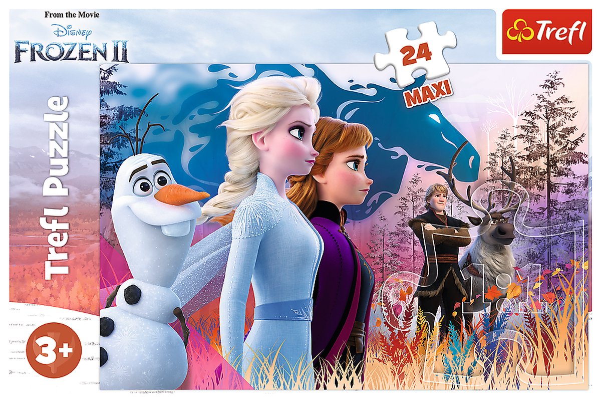 Trefl puzzel d2:d120 frozen 2 maxi: 24 stukjes