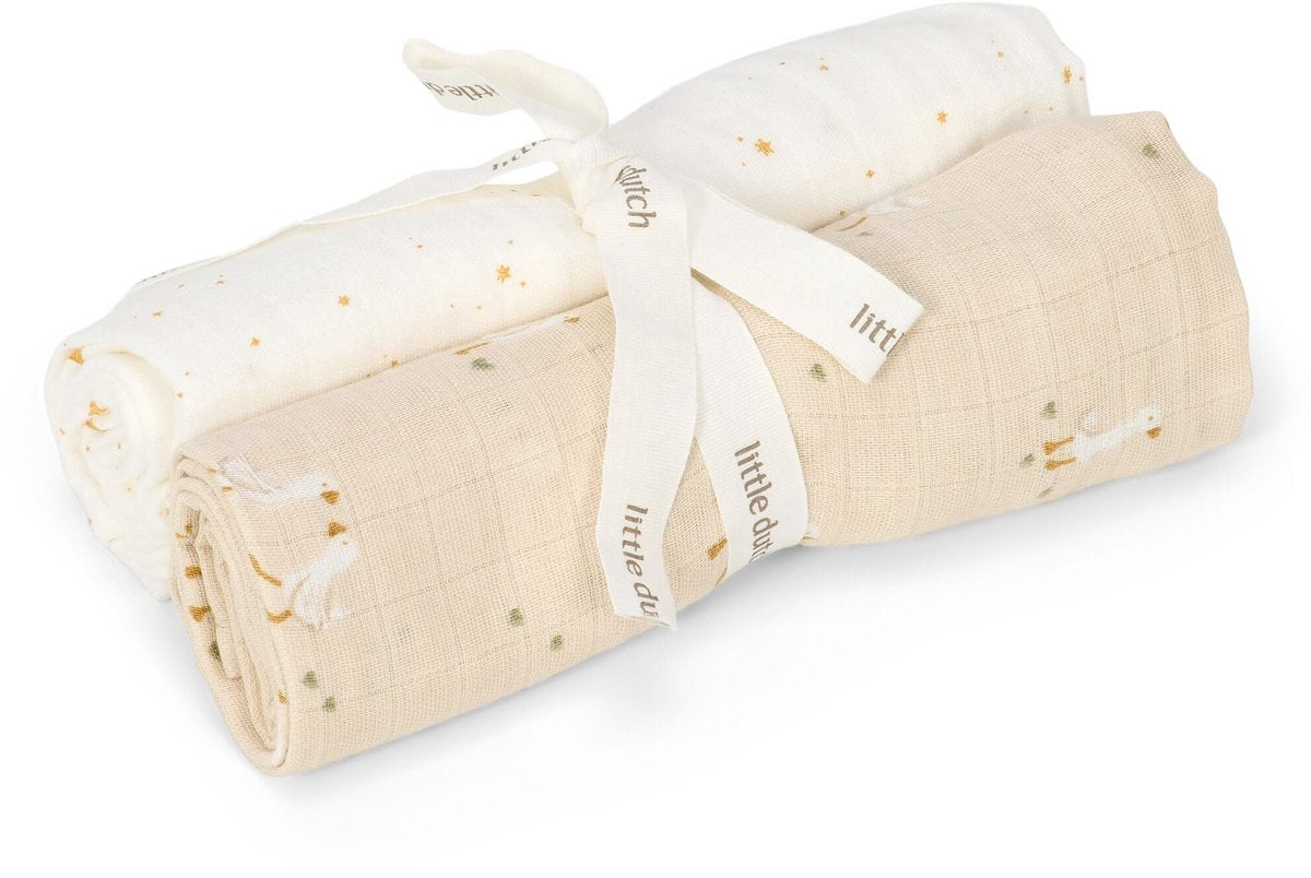 Piccola fascia olandese - beige - naturali per neonati - piccola oca