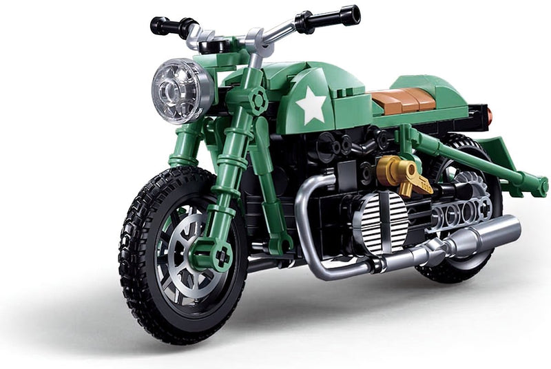 Sluban Model Bricks Moto R75 giocattoli da costruzione – giocattoli da costruzione modello di moto – scatola da costruzione con 215 blocchi da costruzione – M38-B1133 – da 10 anni