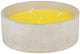 Arti casa citronella kaars - 38 uur brandtijd - cement pot - 20 x 7,5 cm - tuinkaars - tuin decoratie