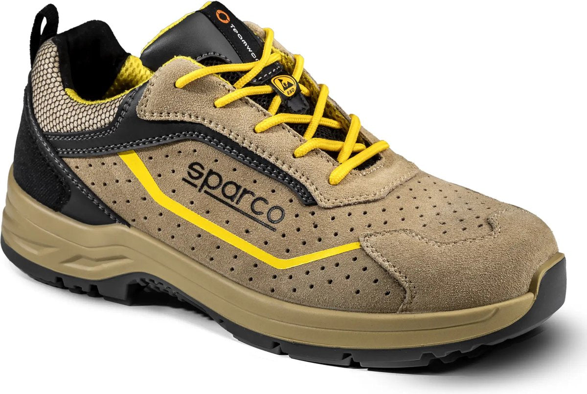 Sparco werkschoenen s1ps - indy colton - beige geel — bruin — 44