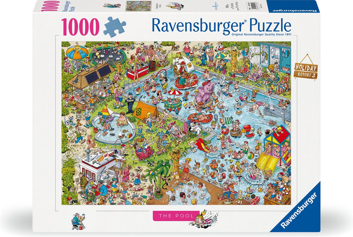 Ravvensburger Jigsaw Puzzle Holiday Resort 3: The Pool, 1000st.
