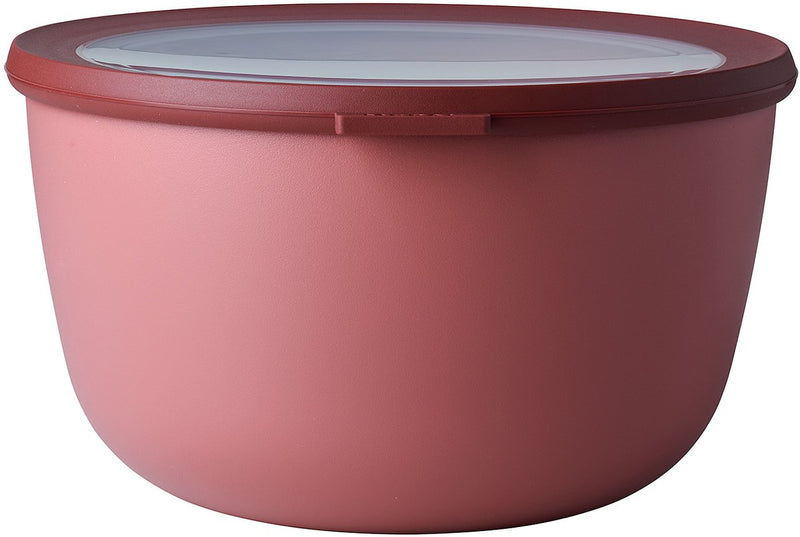 Mepal - recipiente para alimentos circular multitazón - 3000 ml - redondo - malva vivo