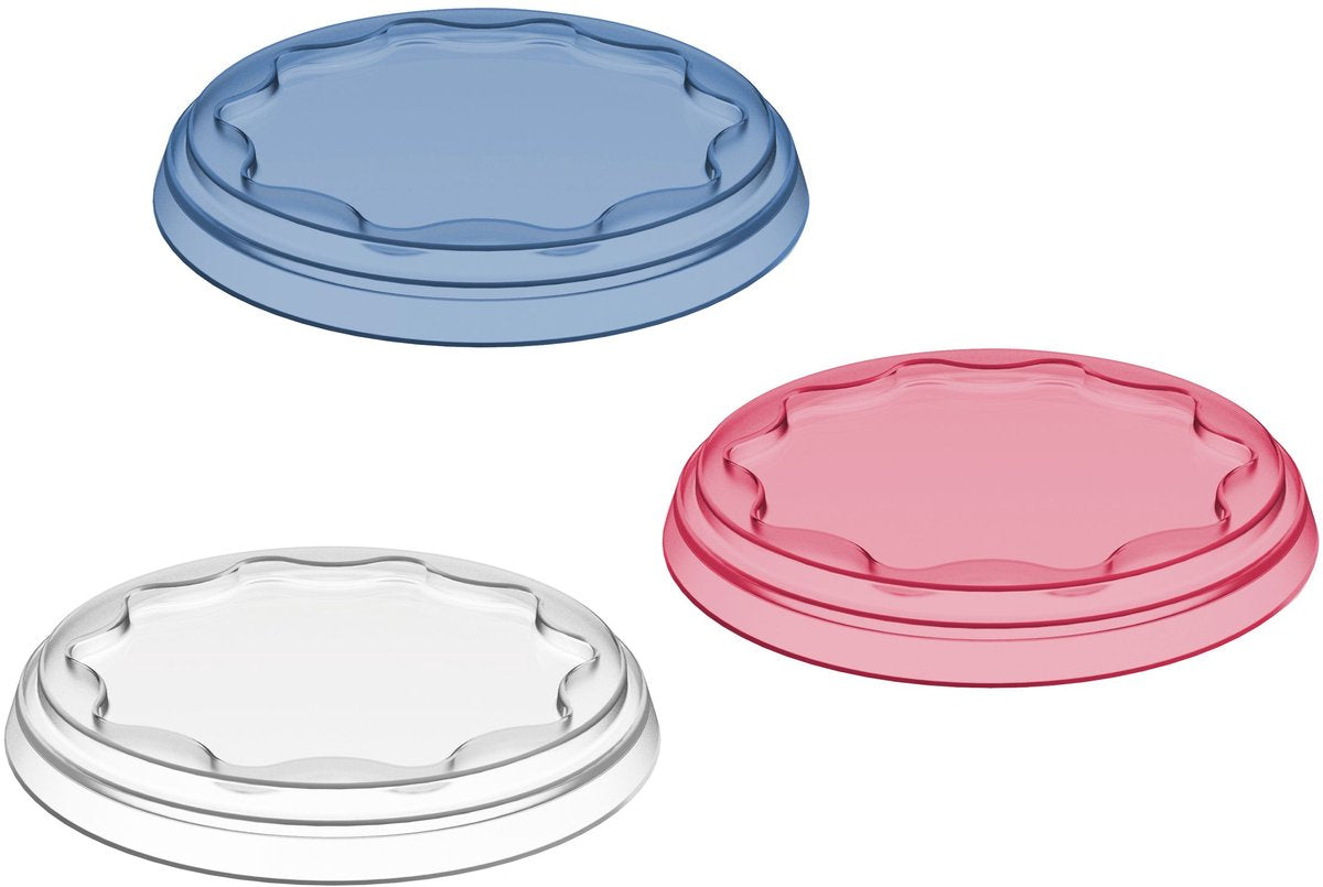 Coperchio salvafreschezza Koziol, set da 3 pezzi, trasparente - | fresco