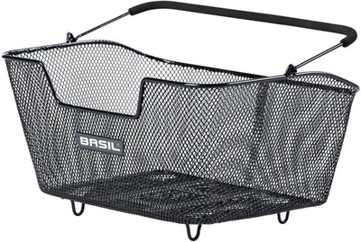 Basil Base M Multi System - Bicycle basket - On the back - Black