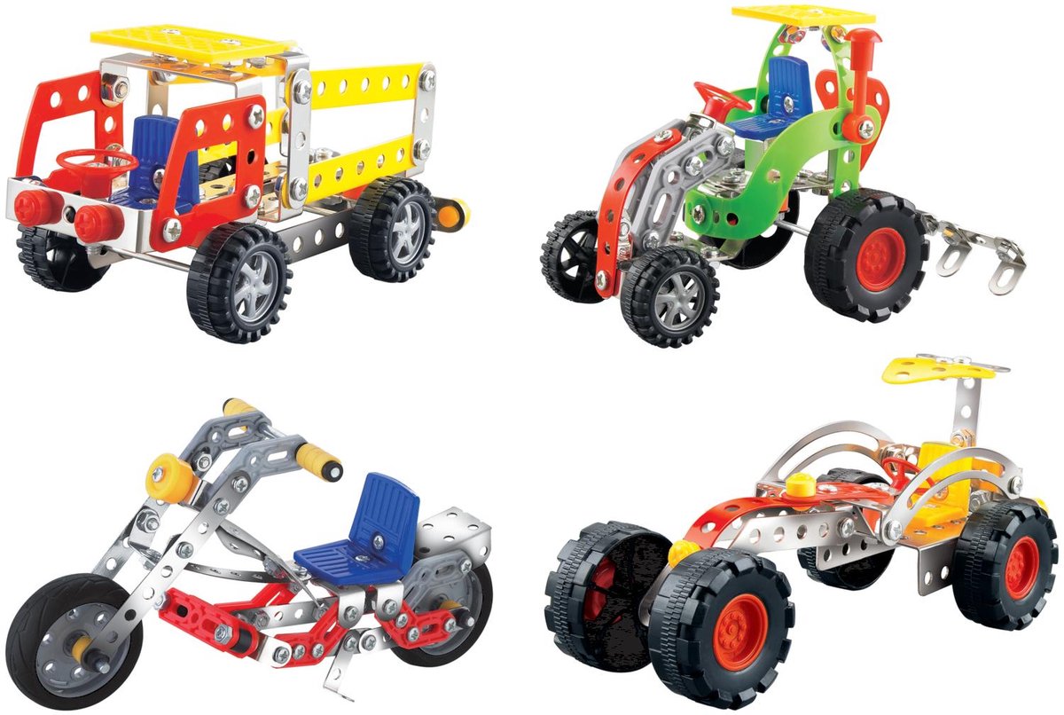 Eddytoys metalen bouwpakket diverse varianten