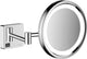 Specchio ingranditore Hansgrohe Addstoris con luce LED cromato