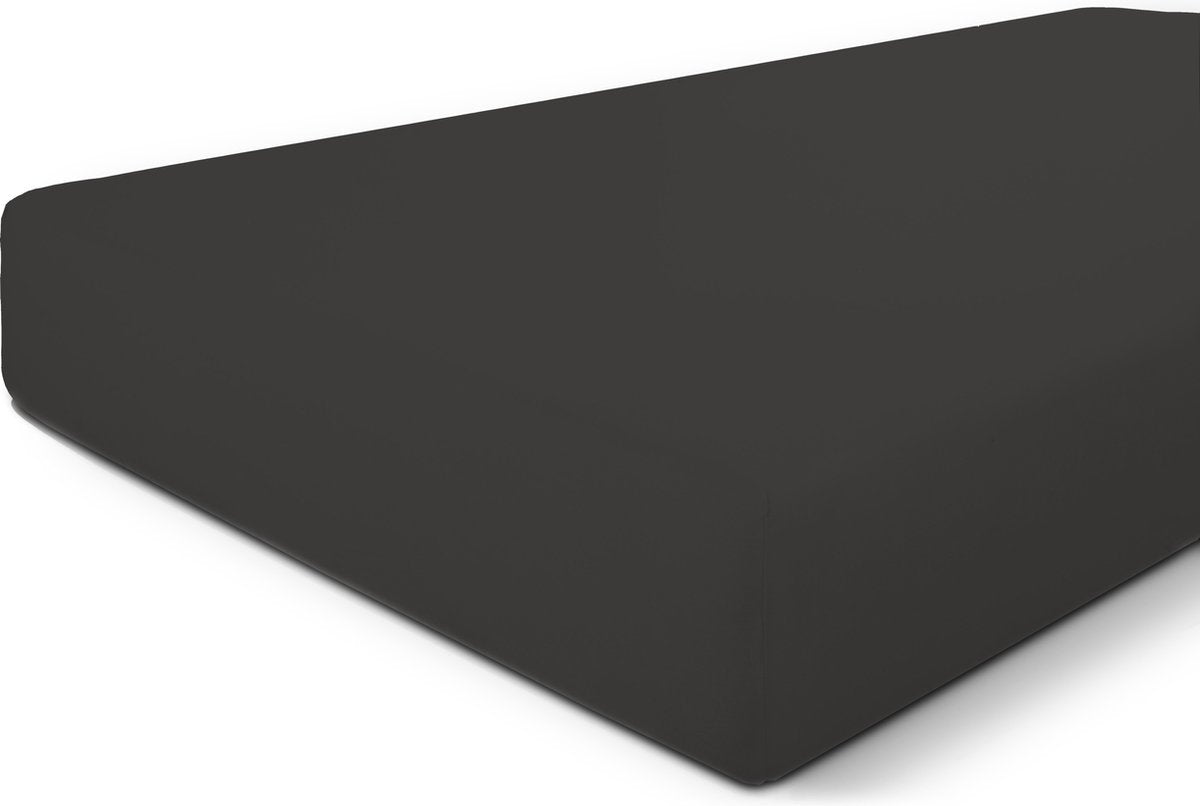 Byrklund sábana bajera básica de algodón - 80x200 - 100% algodón - antracita