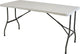 Eurotrail pavillon s - campingtafel - 152*71*75cm - wit grijs