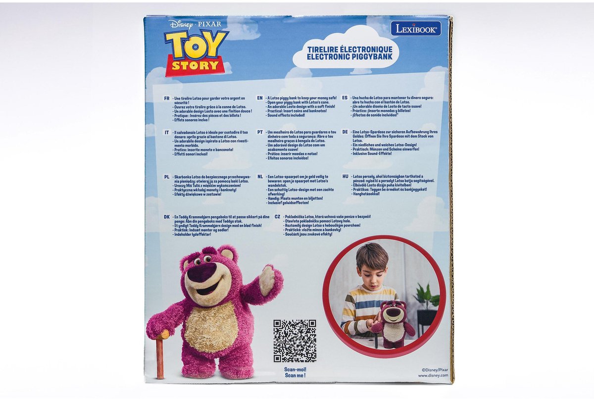 Salvadanaio elettronico Lexibook loto