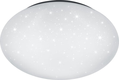 Rl live your light reality putz - lámpara de techo - blanco - incl. 1x smd 15w - efecto estrella - d: 37cm - ip44