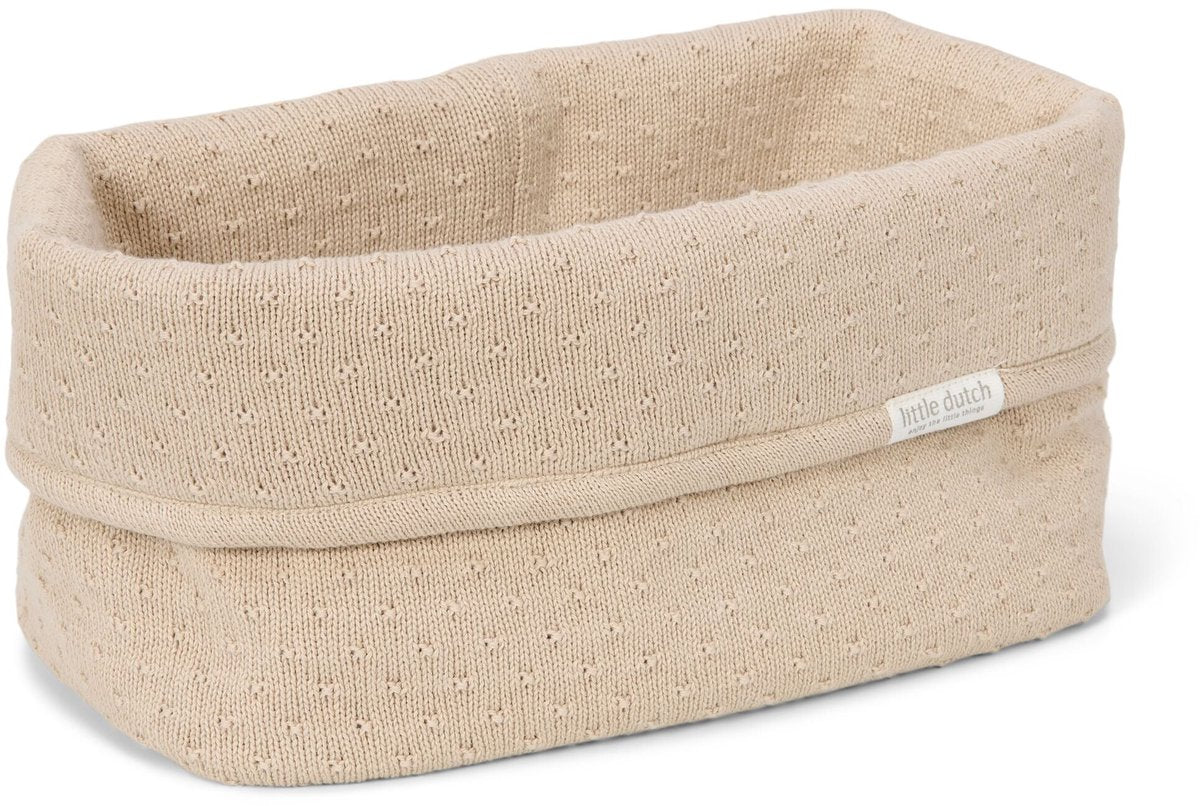 Piccolo cestino fasciatoio olandese grande - beige - Essentials