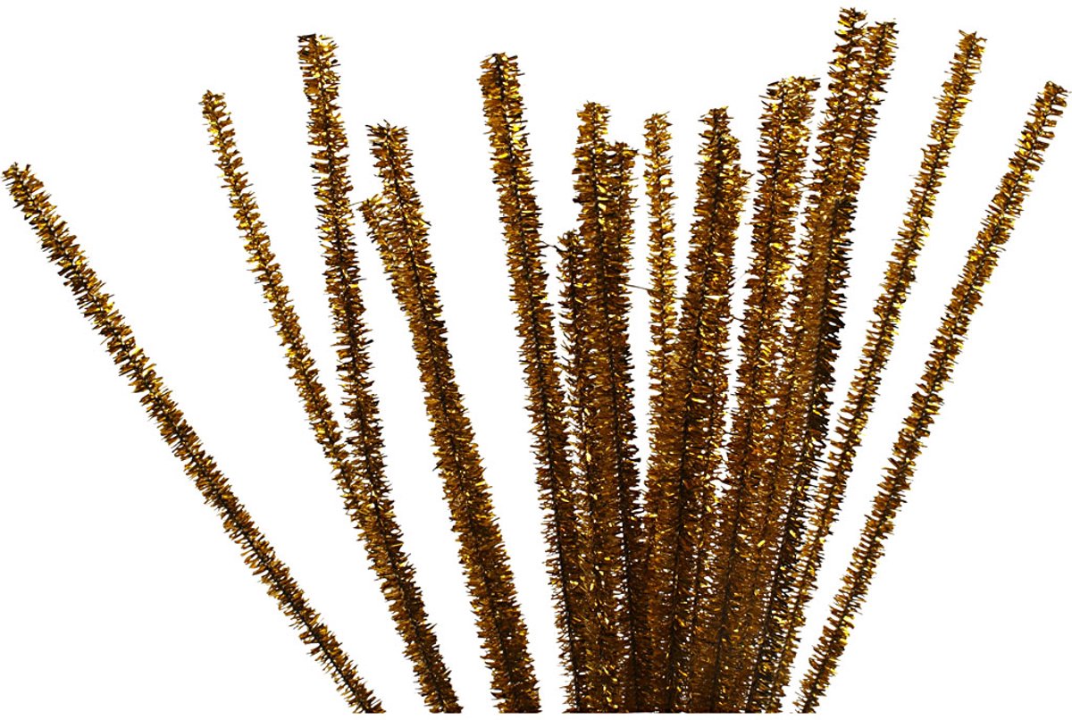 Chenille gold 30 cm, 50th.