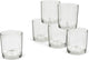 Bormioli rocco bicchieri bormioli - 6 pezzi - trasparente - vetro - 240 ml - bicchieri - bicchiere acqua bicchiere tumbler