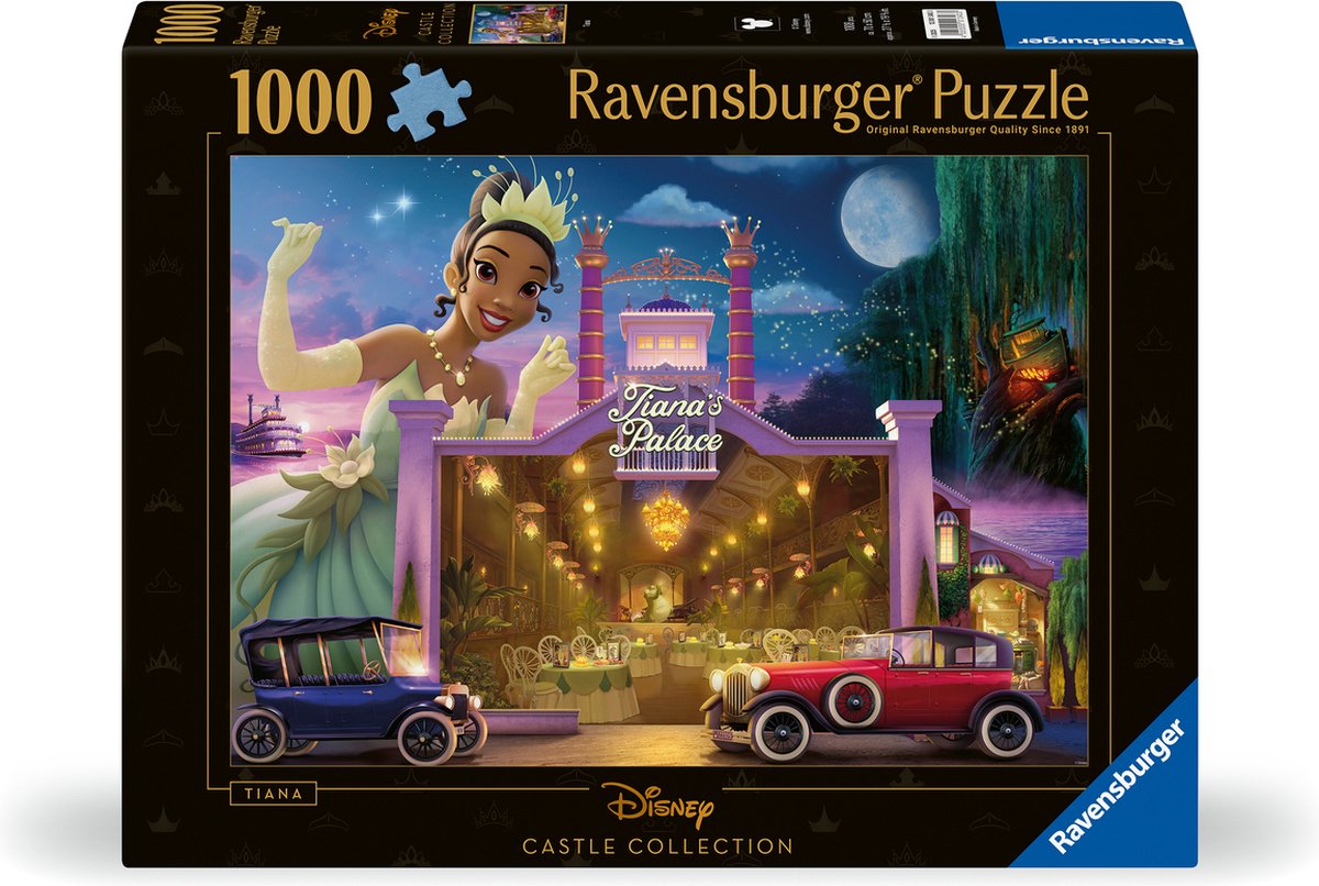 Ravensburger jigsaw puzzle Disney Castles Tiana, 1000st.