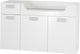 Mueble bajo Differnz 100x60x33cm con cierre suave MDF blanco