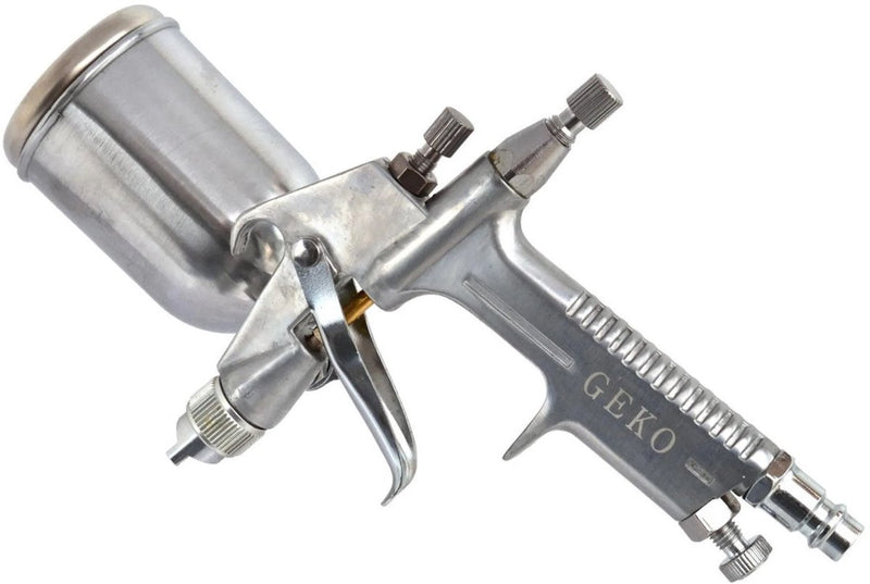Geko mini spuitpistool - hvlp technologie - 200 ml - 0,5 mm nozzle - verstelbare lucht- en verfregeling