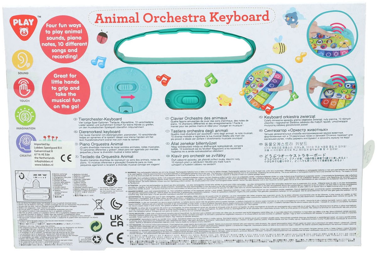 Juega el teclado Dieren