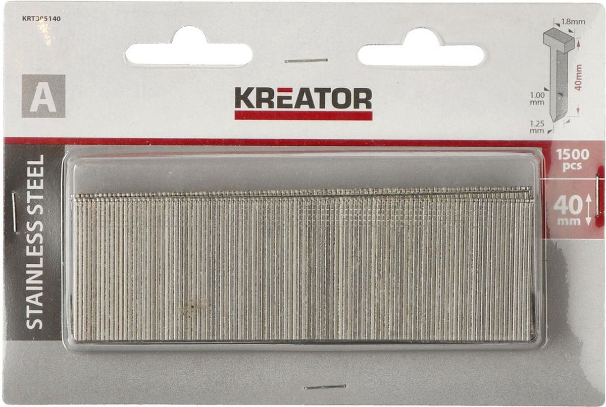 Chiodi Kreator krt305140 – tipo a – 40 mm – 1500 pz