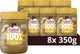 Burro di arachidi Calvé - 100% arachidi in pezzi - 8 x 350 g - confezione risparmio