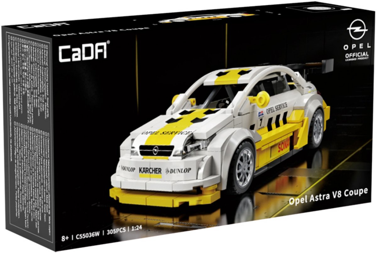 Cada opel astra v8 coupe 1:24 - c55036w - - talla única