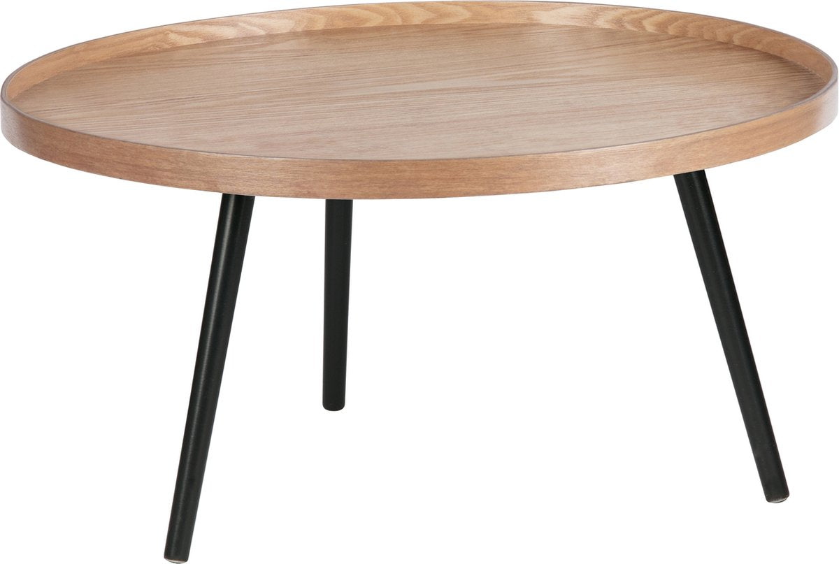 Mesa auxiliar Woood mesa xl - madera - natural - 39x78x78