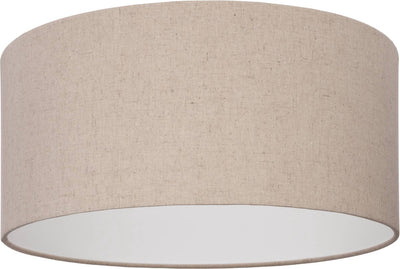 Lámpara de techo Eglo feniglia - e27 - ø 47,5 cm - beige - lino
