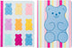 Cuadernos canguro - b'log sweet candy - tamaño A5 - con raya - 2 piezas - con aroma a fresa - an-122664-a