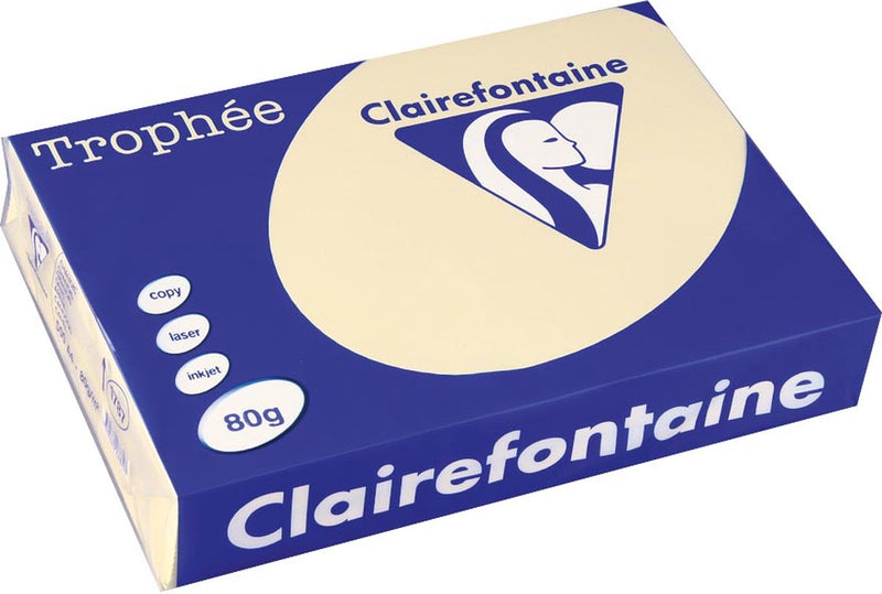 Carta colorata Clairefontaine trophée, A4, 80 g, 500 fogli, gemme