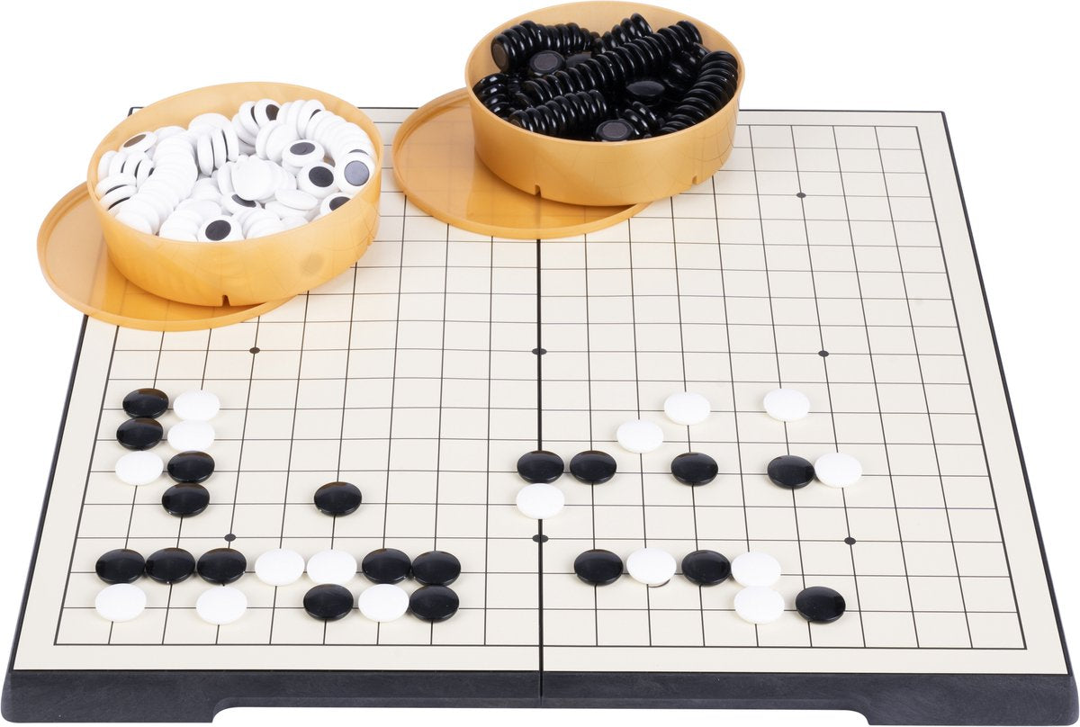 Engelhart travel go gioco da tavolo magnetico pieghevole 36x36 cm - gioco strategico da viaggio con vano portaoggetti -