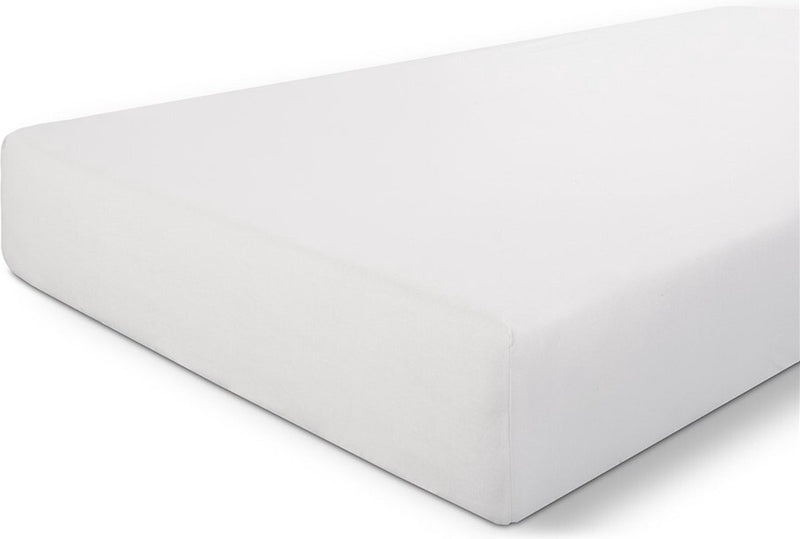 Sábana ajustable Walra de algodón crujiente - 90x220 - 100% algodón - blanco