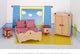 Dormitorio de muebles de casa de muñecas de Goki
