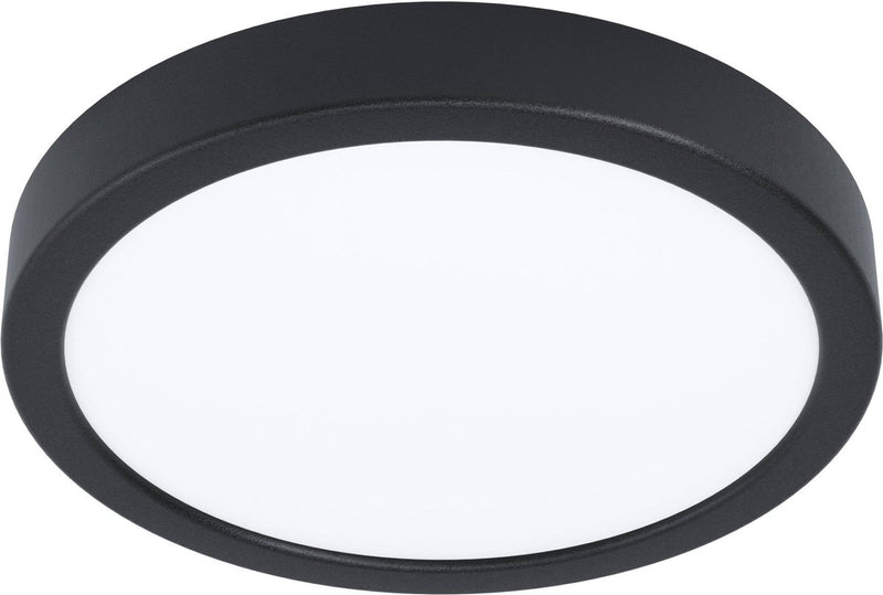 Eglo fueva 5 opbouwlamp - led - ø 21 cm - zwart wit - bewegingssensor