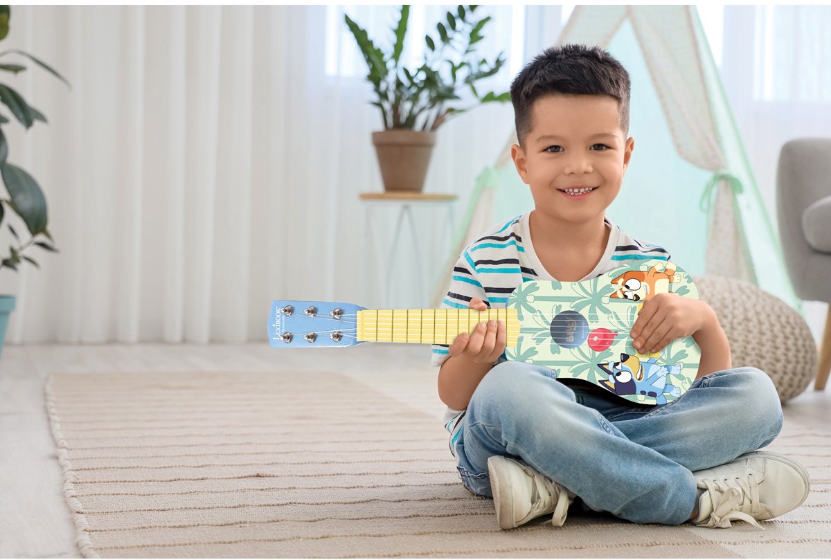 Lexibook Mi primera guitarra de madera bluey – 21 53 cm