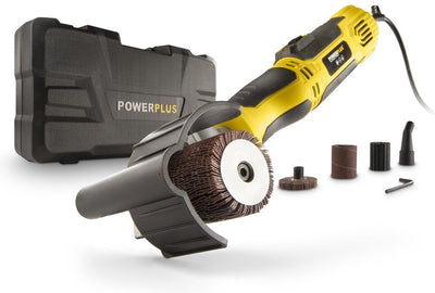 Rodillo de lijado eléctrico Powerplus powx04950 - lijadora de 310w - ancho de lijado 60mm - 3000min-1 - con estuche de almacenamiento - con 4 accesorios.