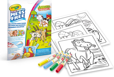 Crayola - maravilla del color - paquete de pasatiempos - amigos de la granja - libro para colorear para niños