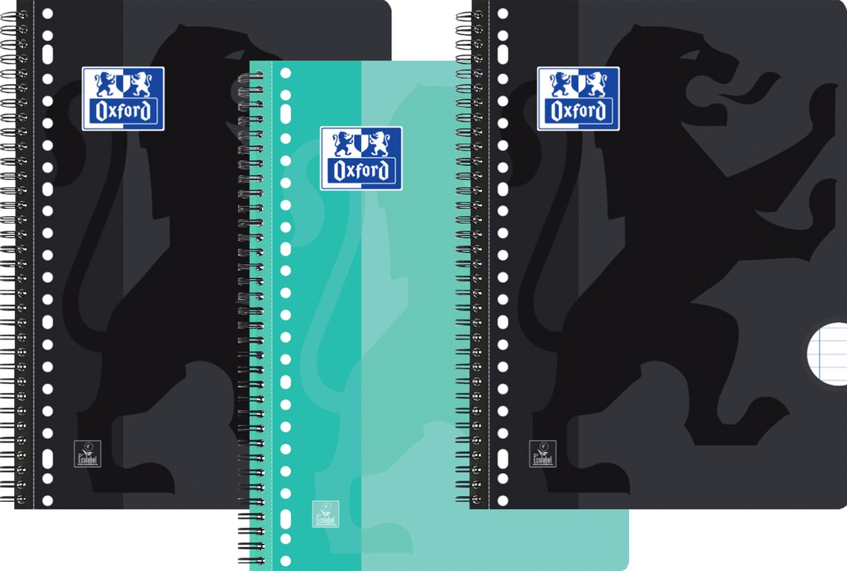 Confezione conveniente Oxford - blocchi per conferenze - 3x A4 - linea - blocco per appunti - 80 fogli