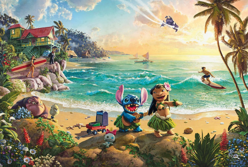 Schmidt puzzle disney lilo stitch ecologico 200 pezzi cartone animato.
