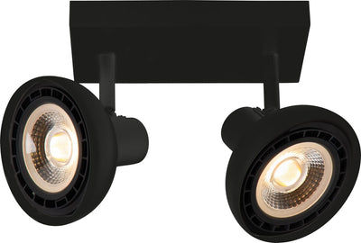 Lucide sensas - ceiling spotlight (ceiling lamp) - 2xgu10 (es111) - black