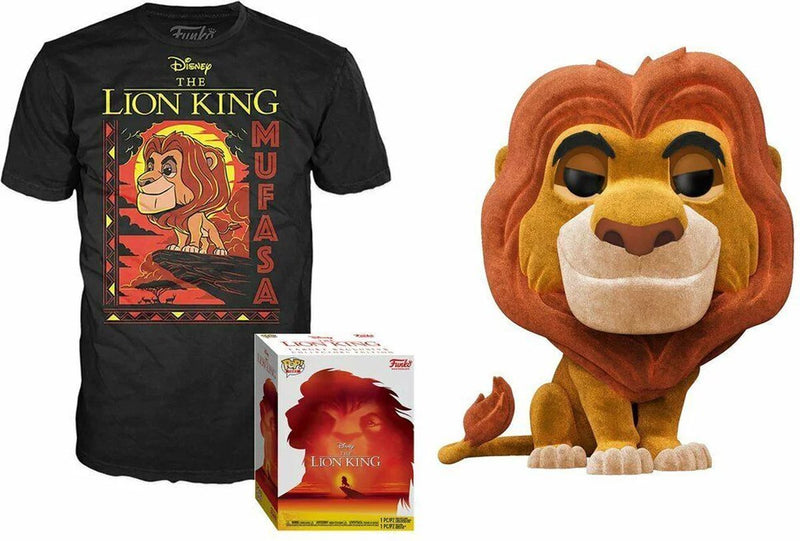 ¡Funko pop! tee box: disney el rey león - mufasa (talla l)