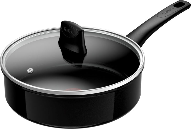 Tefal renew black on - sartén de cerámica - ø24 cm - sin pfas - apta para inducción