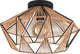 Eglo adwickle plafondlamp - e27 - ø 44,5 cm - zwart bruin