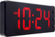 Orologio digitale Nexttime rosso – orologio da parete da tavolo – 27,2×10,8×3 cm – abs – rosso – LED