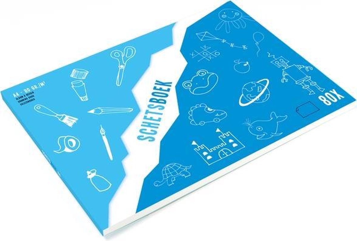 Kangaro sketchbook - a4 - 80 sheets - 80 grams - k-5918107