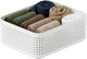 Organizador de armario Rotho wop - cesta l - blanco